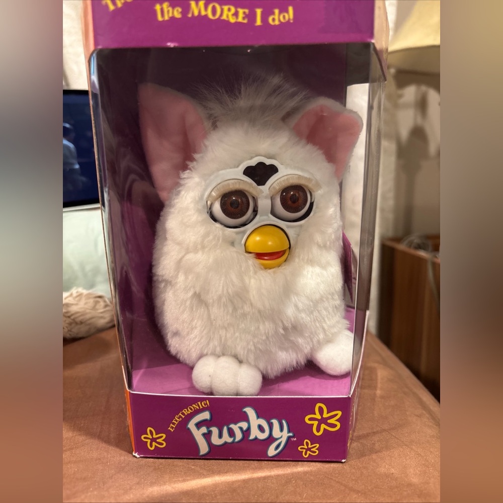 Furby White Interactive Plush Toy
